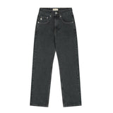 'Easy Go' オーガニックコットン使用 ノンストレッチ Used Blackデニム