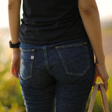 'Simple Chique' オーガニック,リサイクルコットン使用 ストレッチデニム