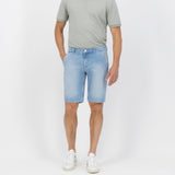 'Carlo' オーガニック,リサイクルコットン使用 ノンストレッチデニム ショートパンツ(Sun Stone)