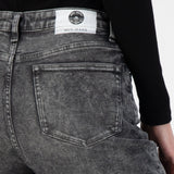 'Mams' オーガニックコットン使用 ストレッチテーパード Heavy Black Stone デニム