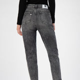 'Mams' オーガニックコットン使用 ストレッチテーパード Heavy Black Stone デニム