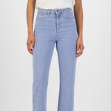 'Relaxed Rose Cropped' オーガニックコットン使用 ノンストレッチ Lavenderデニム