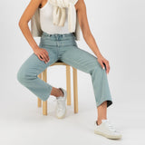 'Relaxed Rose Cropped' オーガニックコットン使用 ノンストレッチ Atlanticデニム