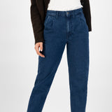 'Loose Bailey' オーガニックコットン使用 ノンストレッチ Stone Indigoデニム