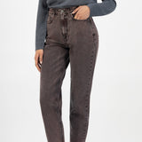 'Mams Tapered' オーガニックコットン使用 マムフィット Berry デニム