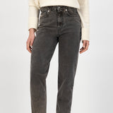 'Mams Tapered' オーガニックコットン使用 マムフィット Chocolate デニム