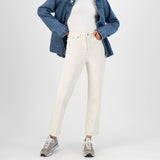 'Relaxed Rose Cropped' オーガニックコットン使用 ストレッチ Naturalデニム