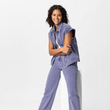 'Van Vest' ゴッホ美術館限定版 オーバーサイズ ミスティーバイオレット ベスト