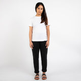 フェアトレード 余剰生地使用 レギュラーフィット Tシャツ (白)