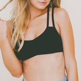 'Dion' フェアトレード オーガニックコットン使用 ノンワイヤーブラ (黒)