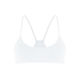 'Franca' フェアトレード オーガニックコットンノンワイヤーブラ (白)