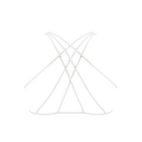 'Apollo' フェアトレード ノンワイヤーブラ (白)