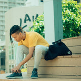 ’Aarde’ 環境負荷低減生産 オーガニックコットン100% ハンドメイド ジムバッグ