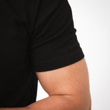 フェアトレード 余剰生地使用 クルーTシャツ (黒)