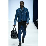 ユニセックス 'TYLER' ノンストレッチデニムジャケット ストロングブルー