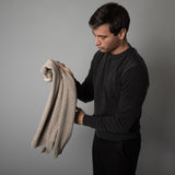 100%プレミアム麻 オールシーズン用 持続可能製造 SEMPREセーター - イタリア産