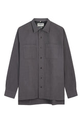 'Max' オーガニックコットン100% 秋冬用 オーバーサイズシルエット シャツ