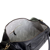 'Crosson' ハンドメイド フルグレインレザー ストラップ調整可 ダッフルバッグ