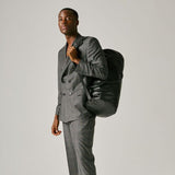 'Crosson' ハンドメイド フルグレインレザー ストラップ調整可 ダッフルバッグ