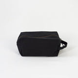 GOTSオーガニックコットン ハンドメイド YKK製ジッパー付き トイレタリーバッグ