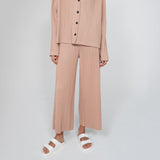 リサイクル素材使用 オーバーサイズキュロット - ギリシャ産