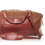 'Weekend' リサイクル素材使用 多ポケット付き ハンドメイド バッグ - イギリス産