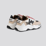 レディース 'Futura Sand Flame' リサイクル素材 最高級フィット感 ファースニーカー - イタリア産