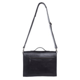 'Forrest' ハンドメイド ポケット付き ストラップ調整可 サッチェルバッグ