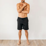 オーガニックコットン ルームパンツ ショート (黒)