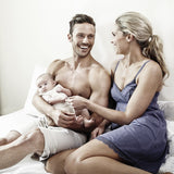 オーガニックコットン ルームパンツ ショート (フェザーグレー)