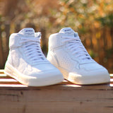 レディース 'Super White' リサイクル素材 ハイカットスニーカー - イタリア産