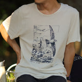 'Alpine' フェアトレード ヘンプ,オーガニックコットン混合素材使用 Tシャツ