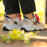 レディース 'Futura Sand Flame' リサイクル素材使用 最高級フィット感 スニーカー - イタリア産