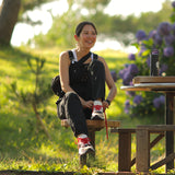 'Jenn' リサイクル,オーガニックコットン使用 オーバーオール (黒)