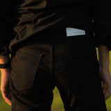 'Dean' オーガニックコットン使用 ブラックデニム