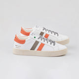 メンズ 'Kingston White Orange Grey' リサイクル素材使用スニーカー- イタリア産