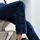 'Van Rose' ゴッホ美術館限定版 ハイウエスト スターリーブルーデニム