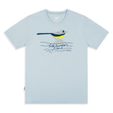 ユニセックス 'Matt Sewell' オーガニックコットン100% ハンドペイント Tシャツ