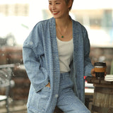 'Van Rope' ゴッホ美術館限定版 オーバーサイズ レターブルージャケット