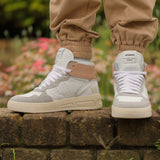 レディース 'Super Rose Blush' リサイクル素材 ハイカットスニーカー - イタリア産