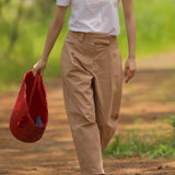 オーバーサイズコットントラウザー- ギリシャ産