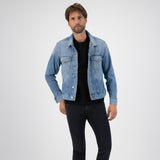 ユニセックス 'TYLER' ノンストレッチデニム ジャケット ヘビーストーン