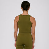 リサイクルナイロン使用クロップトップ - ポルトガル産