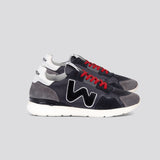 メンズ 'Runny Ash Flame' リサイクル素材使用 人間工学設計 スニーカー - イタリア産