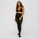 GRS認証取得リサイクル素材使用 80デニール タイツ(2セット) - イタリア産