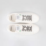 メンズ 'Snik' リサイクル素材使用 WOMSH主力モデル ホワイトスニーカー - イタリア産