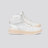 レディース 'Super White' リサイクル素材 ハイカットスニーカー - イタリア産