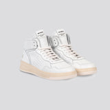 レディース 'Super White' リサイクル素材 ハイカットスニーカー - イタリア産