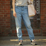 'Mams' オーガニックコットン使用ストレッチテーパード old stone デニム