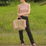 フェアトレード 余剰コットン生地使用 スラウチパンツ